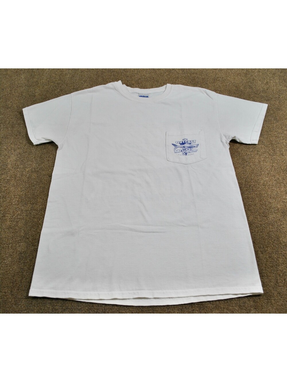Outcast Mega Shark Tournament Florida Fishing Miller Lite Beer Shirt Size Medium